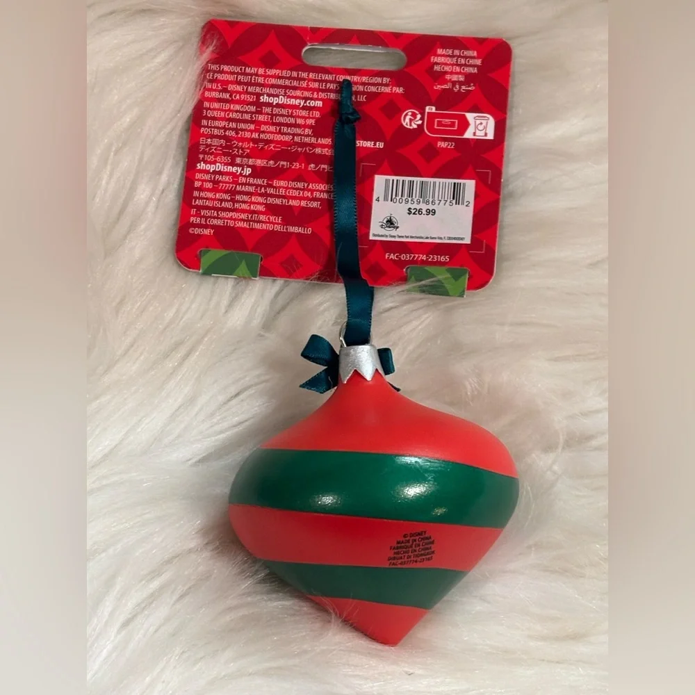 NEW Disney Sketchbook Pinocchio And Jiminy Cricket Droplet Ornament